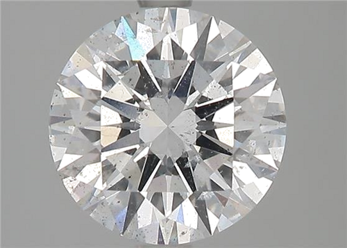2.01 carat D-SI2 Excellent cut Natūralus Round Deimantas (1)