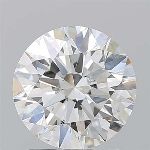 2.01 carat I-SI2 Excellent cut Natūralus Round Deimantas (1)