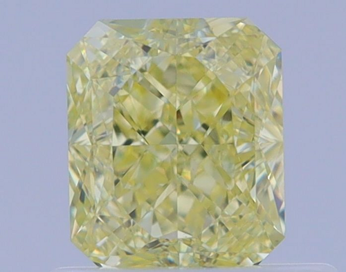 0.7 carat Fancy  Yellow-VS1 Natūralus Radiant Deimantas (1)