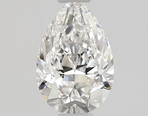 0.52 carat E-IF Natūralus Pear Deimantas (1)