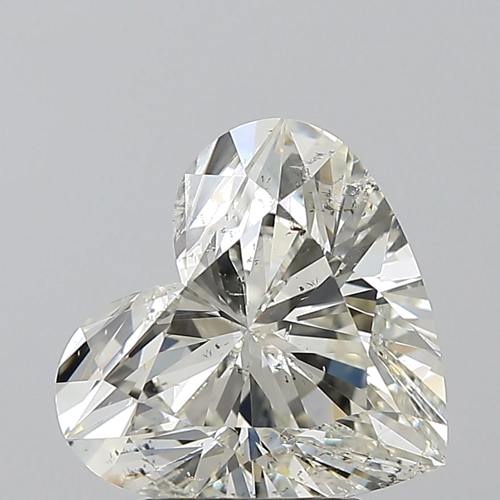 3.01 carat K-SI2 Natūralus Heart Deimantas (1)