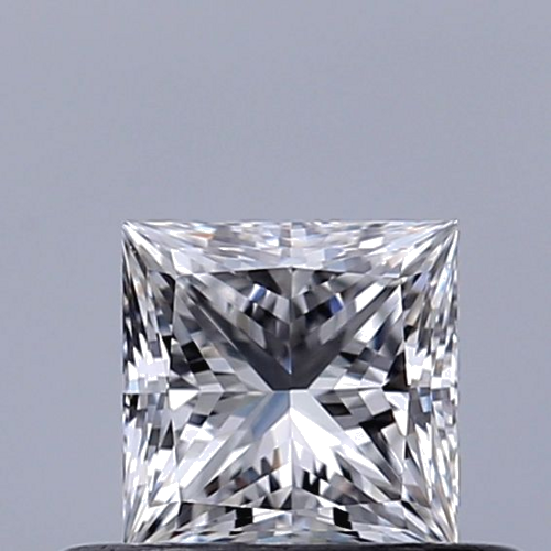 0.37 carat D-VVS1 Natūralus Princess Deimantas (1)