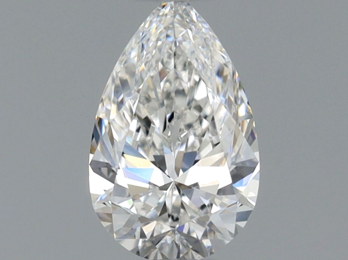 0.38 carat F-VVS2 Natūralus Pear Deimantas (1)