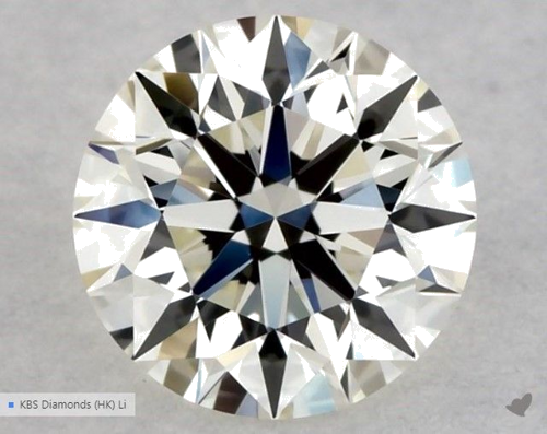 0.5 carat K-VVS2 Excellent cut Natūralus Round Deimantas (1)