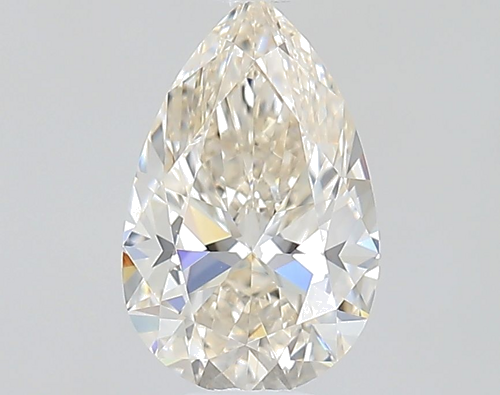 0.51 carat K-VVS1 Natūralus Pear Deimantas (1)