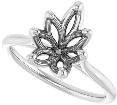 Sužadėtuvių Žiedas „Cathedral-Style Solitaire“ 14k white gold Pear 10mm x 7mm (5)
