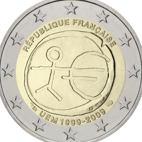 2009 France EMU 2 euro coin (2)
