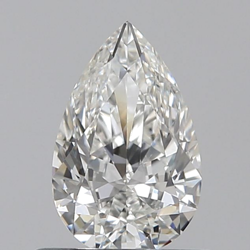 0.51 carat G-VS2 Natūralus Pear Deimantas (1)
