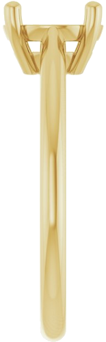 Sužadėtuvių Žiedas „Solitaire“ 14k yellow gold Round 7.4mm (4)