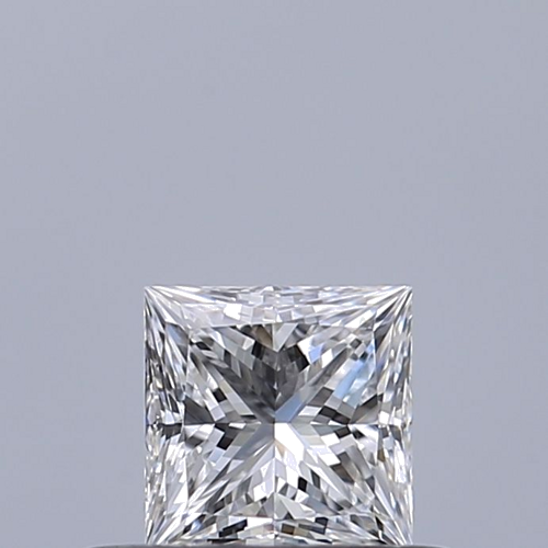 0.33 carat D-VVS1 Natūralus Princess Deimantas (1)