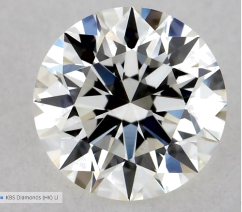 0.33 carat I-VS2 Excellent cut Natūralus Round Deimantas (1)