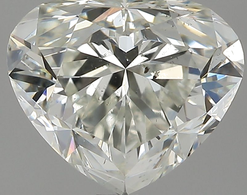 1.76 carat K-SI2 Natūralus Heart Deimantas (1)