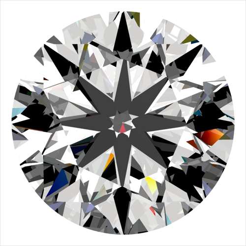 0.3 carat D-VS2 Very Good cut Natūralus Round Deimantas (1)