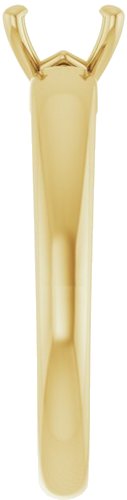 Sužadėtuvių Žiedas 14k yellow gold Oval 8mm x 6mm (4)