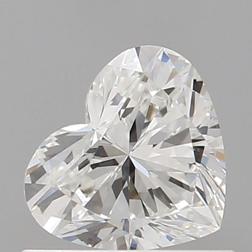 0.5 carat G-VVS2 Natūralus Heart Deimantas (1)