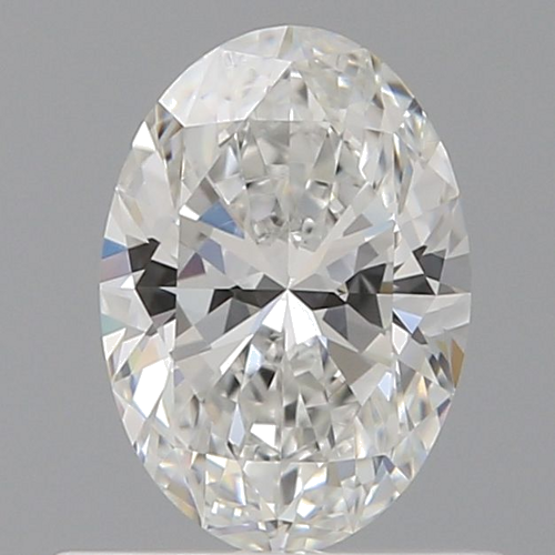 0.55 carat F-VVS2 Natūralus Oval Deimantas (1)