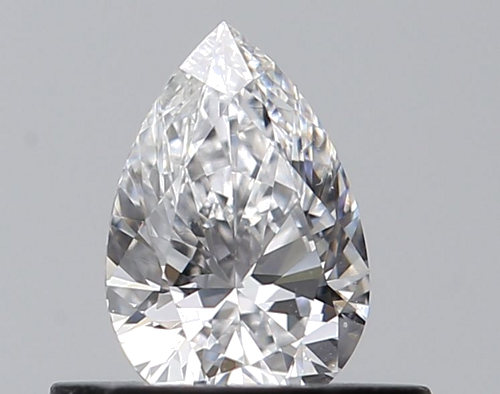 0.4 carat D-VVS1 Natūralus Pear Deimantas (1)