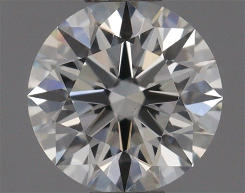 0.44 carat I-VS1 Excellent cut Natūralus Round Deimantas (1)