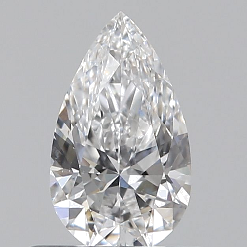 0.51 carat D-SI1 Natūralus Pear Deimantas (1)