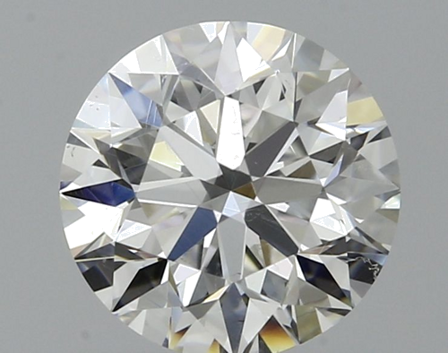 0.52 carat F-SI1 Excellent cut Natūralus Round Deimantas (1)