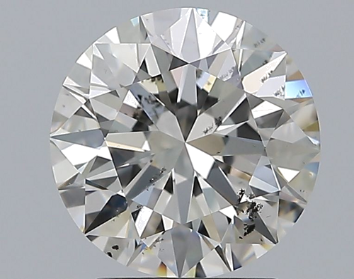 2.52 carat H-SI2 Excellent cut Natūralus Round Deimantas (1)