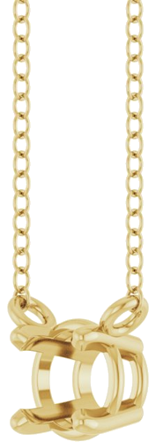 Pakabukas „Solitaire“ 14k yellow gold Round 4.5mm (2)