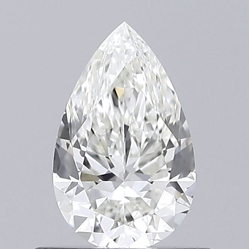 0.5 carat I-VS2 Natūralus Pear Deimantas (1)