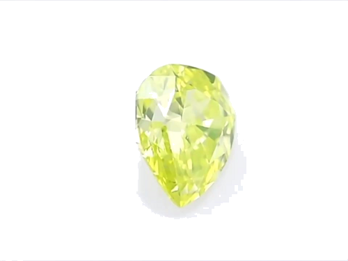 1.01 carat Fancy Intense  Yellow-VS2 Natūralus Pear Deimantas (1)