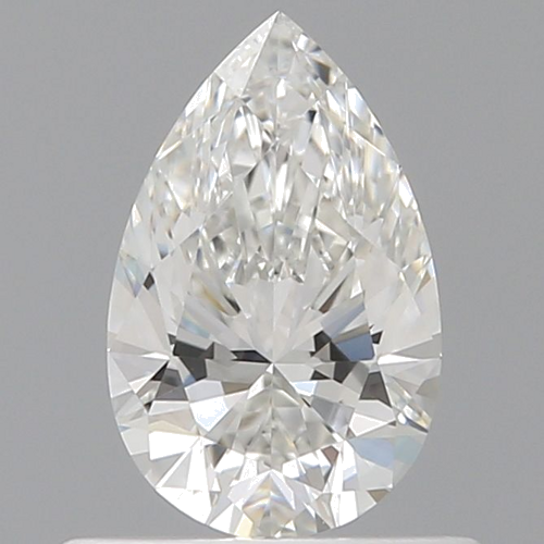 0.53 carat G-VVS1 Natūralus Pear Deimantas (1)