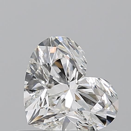 0.6 carat H-VVS2 Natūralus Heart Deimantas (1)