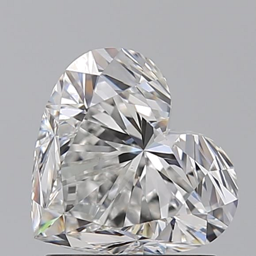 1.5 carat F-VS1 Natūralus Heart Deimantas (1)