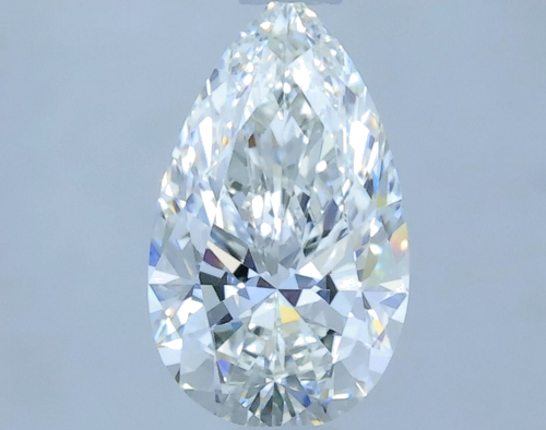 0.61 carat H-VS1 Natūralus Pear Deimantas (1)