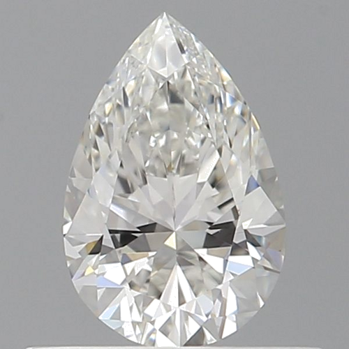 0.5 carat G-VVS1 Natūralus Pear Deimantas (1)