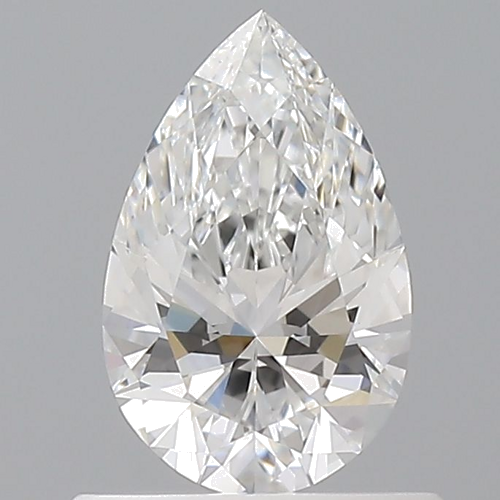 0.57 carat E-VVS1 Natūralus Pear Deimantas (1)