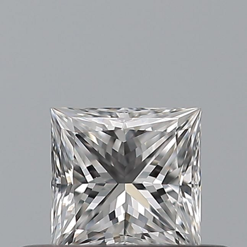 0.3 carat D-VVS1 Natūralus Princess Deimantas (1)