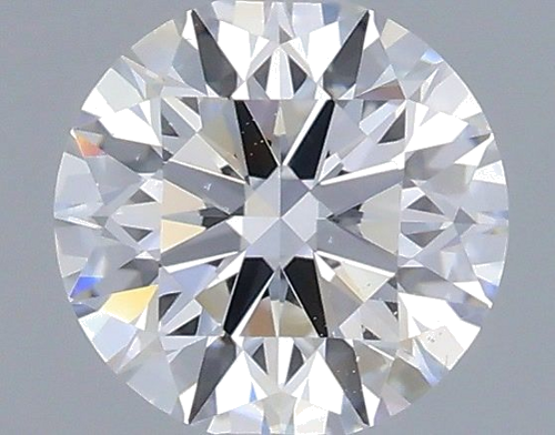 0.41 carat F-SI1 Excellent cut Natūralus Round Deimantas (1)