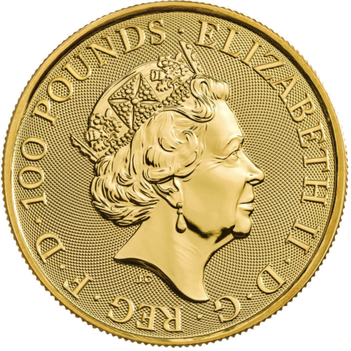 1 унция Maid Marian 2022 Великобритания Златна монета (2)
