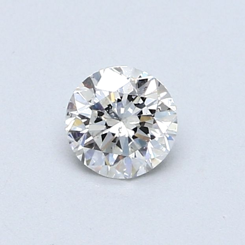 0.46 carat F-SI1 GD cut Natūralus Round Deimantas (1)