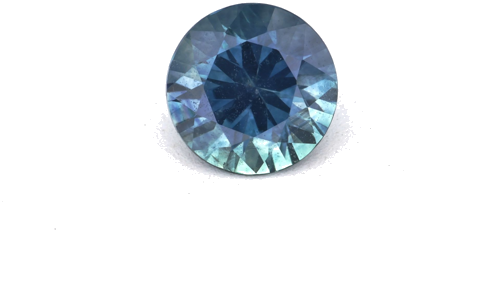 0.6 carat BLUE Round Safyras (1)