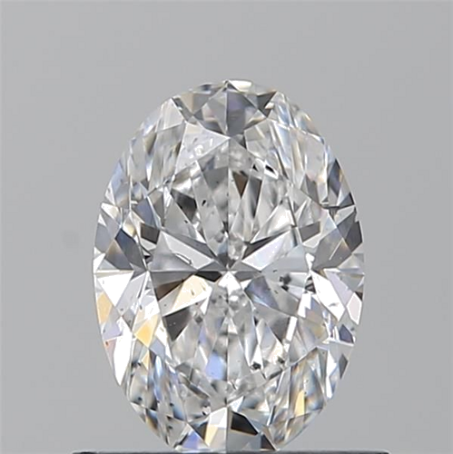 0.75 carat D-SI2 Natūralus Oval Deimantas (1)