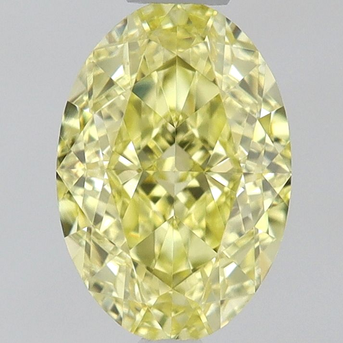 0.62 carat Fancy Intense Yellow-IF Natūralus Oval Deimantas (1)
