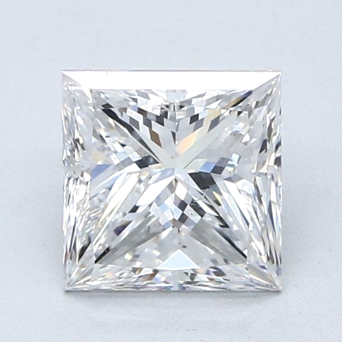 2.01 carat E-SI1 Natūralus Princess Deimantas (1)