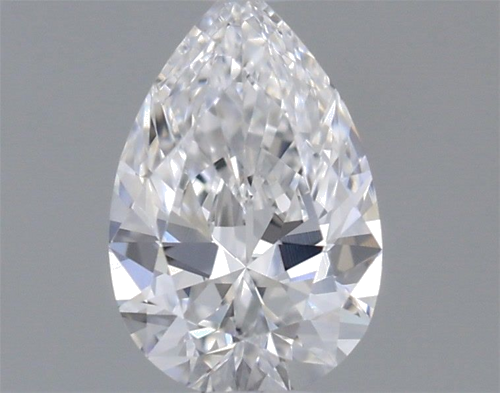 0.3 carat D-VVS1 Natūralus Pear Deimantas (1)