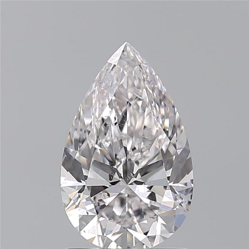 1.5 carat E-SI2 Natūralus Pear Deimantas (1)