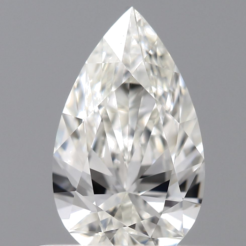 0.5 carat G-VVS1 Natūralus Pear Deimantas (1)