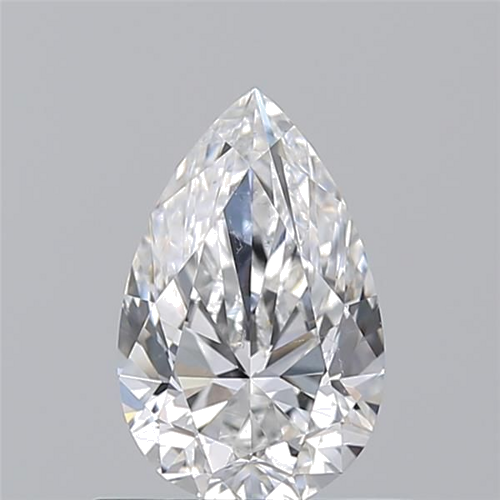 0.71 carat E-SI1 Natūralus Pear Deimantas (1)