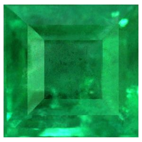 0.6 carat GREEN Square Smaragdas (1)