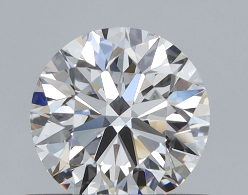 0.59 carat F-VVS1 Excellent cut Natūralus Round Deimantas (1)