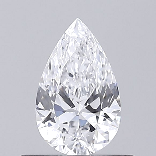0.4 carat D-VS2 Natūralus Pear Deimantas (1)