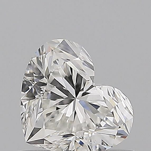 0.7 carat G-VVS1 Natūralus Heart Deimantas (1)